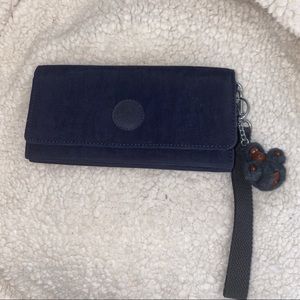 Kipling Navy Blue Rubi Wristlet Wallet